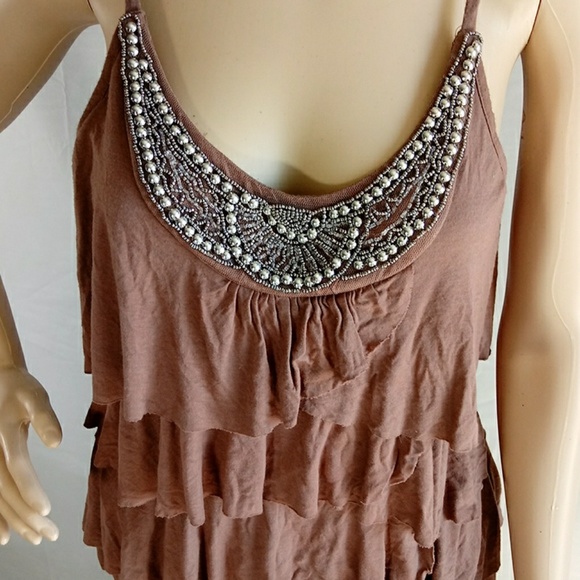 Vanity Brown Top Size Large - Picture 2 of 8